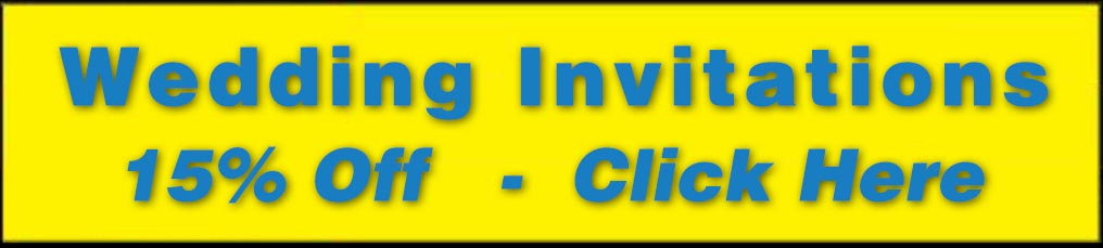15% Off Wedding Invitations