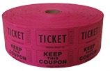 personalized ticket rolls