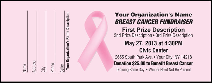 how to design a raffle ticket