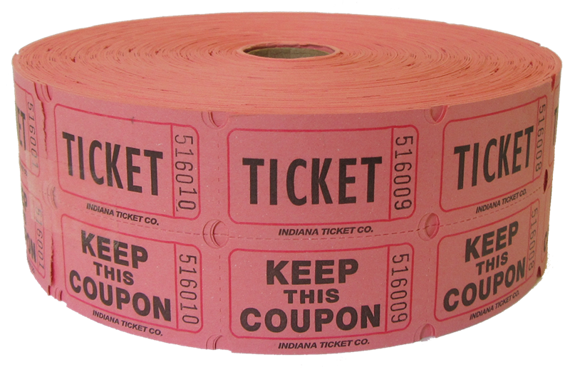 personalized ticket rolls