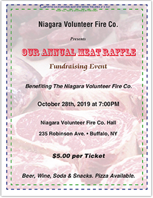 Full Color Flyers - Meat Raffle