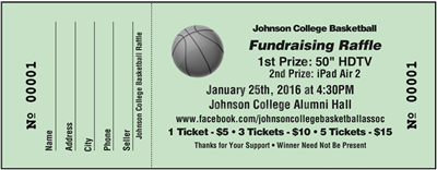 fundraiser raffle tickets