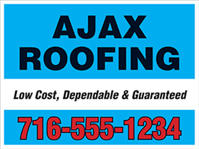 Signs, Landscape - Template #3