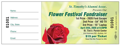 TICKET 007 Flowers, Rose B