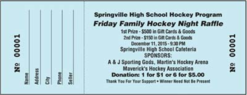 examples of raffle tickets