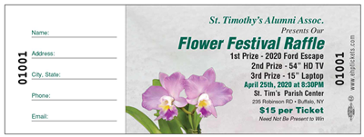 TICKET 005 Flowers, Orchid