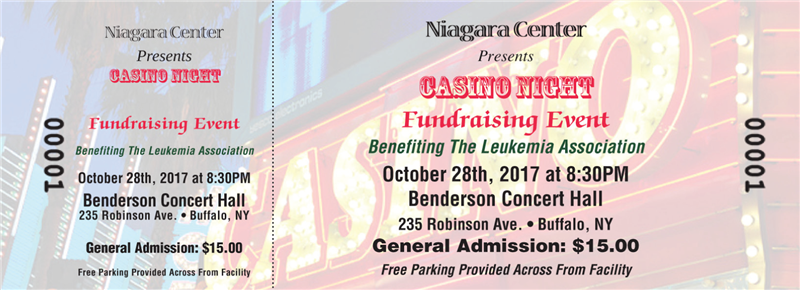 event tickets full color casino night