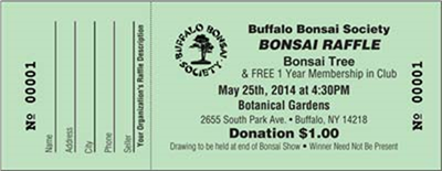 Raffle Tickets, Black - Artwork Left